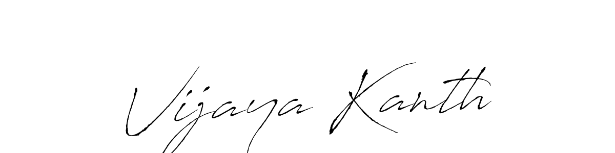 Antro_Vectra is a professional signature style that is perfect for those who want to add a touch of class to their signature. It is also a great choice for those who want to make their signature more unique. Get Vijaya Kanth name to fancy signature for free. Vijaya Kanth signature style 6 images and pictures png