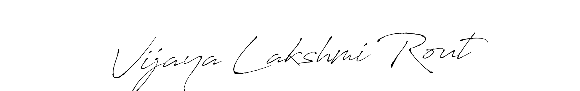 Use a signature maker to create a handwritten signature online. With this signature software, you can design (Antro_Vectra) your own signature for name Vijaya Lakshmi Rout. Vijaya Lakshmi Rout signature style 6 images and pictures png