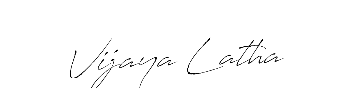 Also we have Vijaya Latha name is the best signature style. Create professional handwritten signature collection using Antro_Vectra autograph style. Vijaya Latha signature style 6 images and pictures png