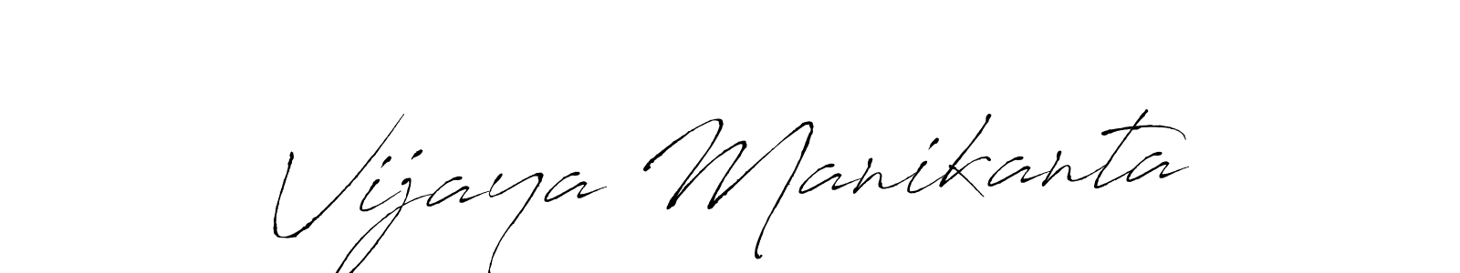 Antro_Vectra is a professional signature style that is perfect for those who want to add a touch of class to their signature. It is also a great choice for those who want to make their signature more unique. Get Vijaya Manikanta name to fancy signature for free. Vijaya Manikanta signature style 6 images and pictures png