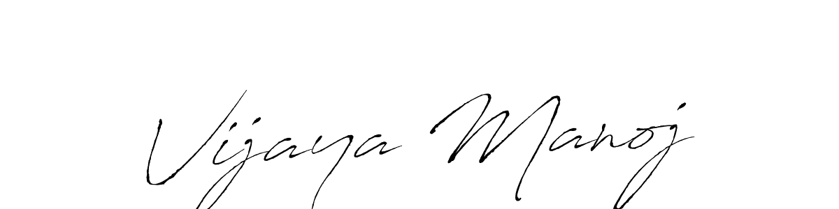 The best way (Antro_Vectra) to make a short signature is to pick only two or three words in your name. The name Vijaya Manoj include a total of six letters. For converting this name. Vijaya Manoj signature style 6 images and pictures png