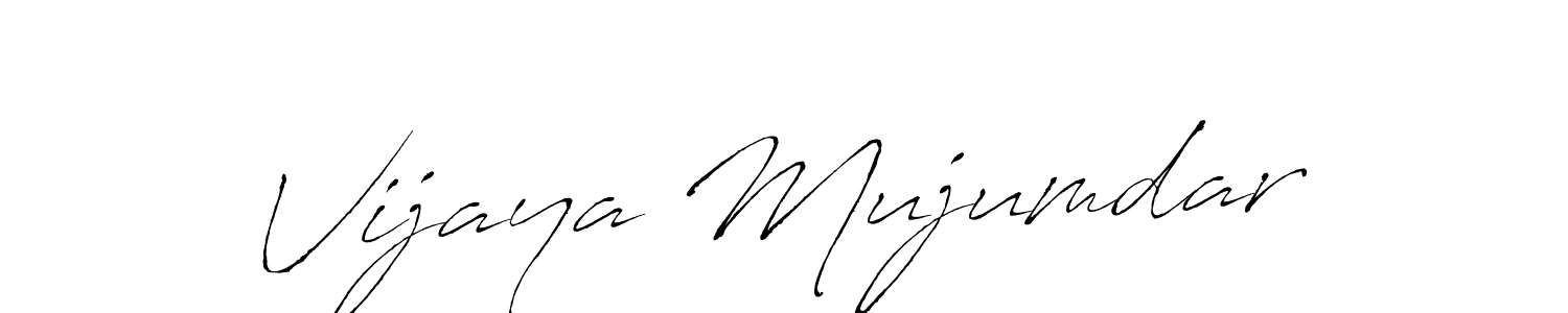 Use a signature maker to create a handwritten signature online. With this signature software, you can design (Antro_Vectra) your own signature for name Vijaya Mujumdar. Vijaya Mujumdar signature style 6 images and pictures png