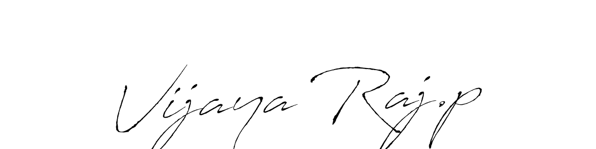 Use a signature maker to create a handwritten signature online. With this signature software, you can design (Antro_Vectra) your own signature for name Vijaya Raj.p. Vijaya Raj.p signature style 6 images and pictures png