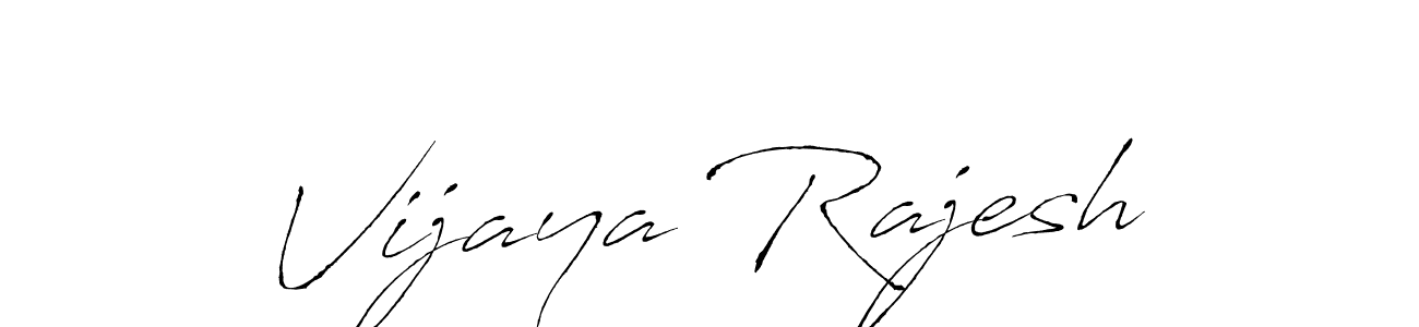 Vijaya Rajesh stylish signature style. Best Handwritten Sign (Antro_Vectra) for my name. Handwritten Signature Collection Ideas for my name Vijaya Rajesh. Vijaya Rajesh signature style 6 images and pictures png