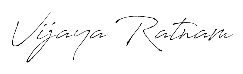 Antro_Vectra is a professional signature style that is perfect for those who want to add a touch of class to their signature. Get Vijaya Ratnam name fancy signature for free. Vijaya Ratnam signature style 6 images and pictures png