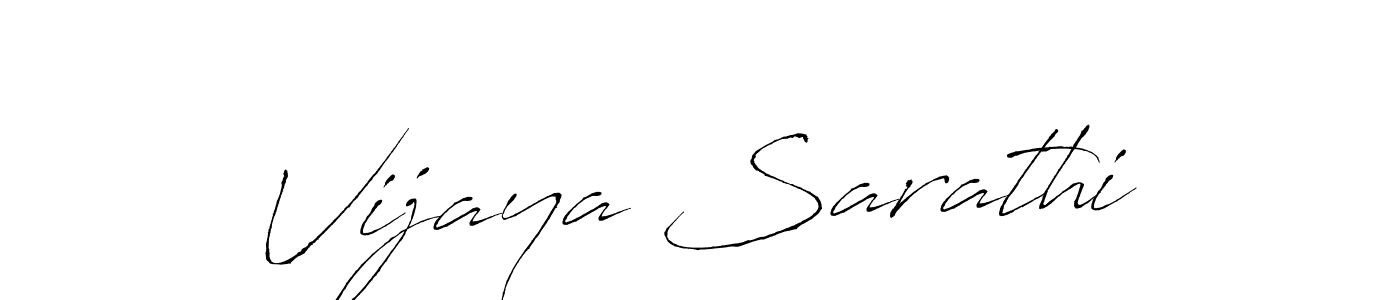 How to make Vijaya Sarathi name signature. Use Antro_Vectra style for creating short signs online. This is the latest handwritten sign. Vijaya Sarathi signature style 6 images and pictures png