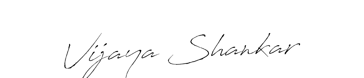 Also we have Vijaya Shankar name is the best signature style. Create professional handwritten signature collection using Antro_Vectra autograph style. Vijaya Shankar signature style 6 images and pictures png