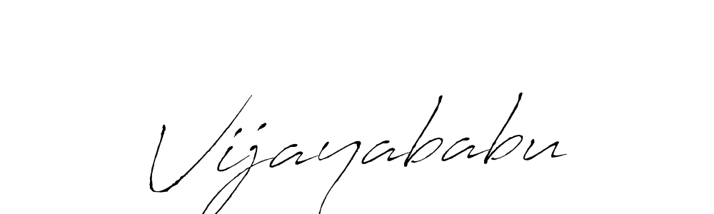 It looks lik you need a new signature style for name Vijayababu. Design unique handwritten (Antro_Vectra) signature with our free signature maker in just a few clicks. Vijayababu signature style 6 images and pictures png