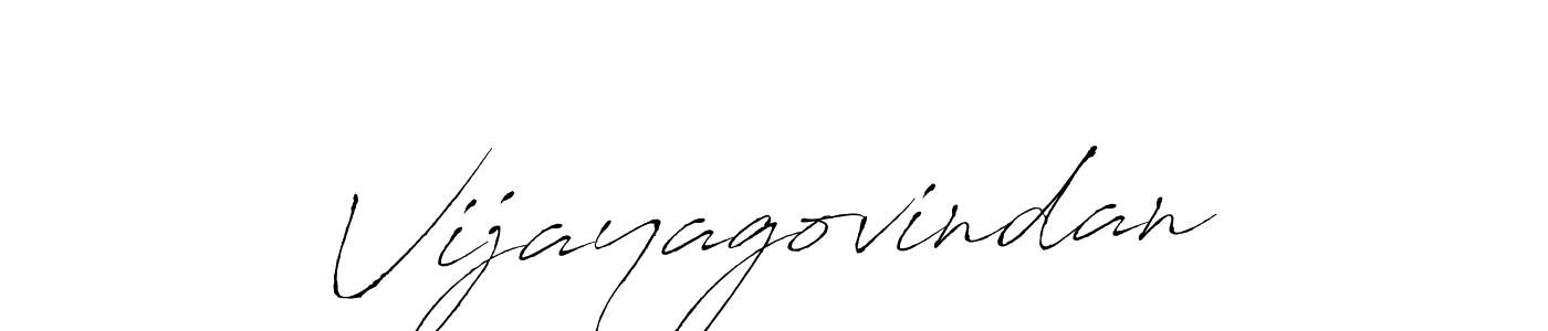 Antro_Vectra is a professional signature style that is perfect for those who want to add a touch of class to their signature. It is also a great choice for those who want to make their signature more unique. Get Vijayagovindan name to fancy signature for free. Vijayagovindan signature style 6 images and pictures png