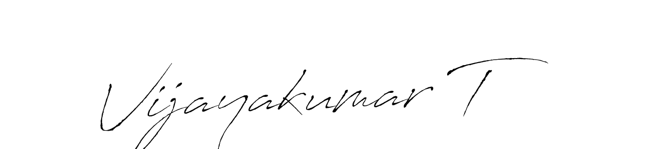 Also You can easily find your signature by using the search form. We will create Vijayakumar T name handwritten signature images for you free of cost using Antro_Vectra sign style. Vijayakumar T signature style 6 images and pictures png