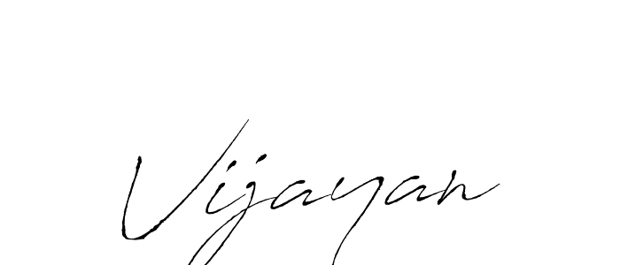 How to make Vijayan signature? Antro_Vectra is a professional autograph style. Create handwritten signature for Vijayan name. Vijayan signature style 6 images and pictures png