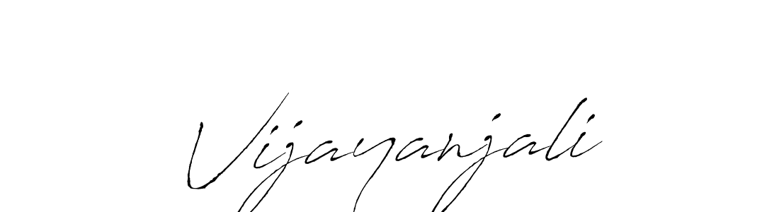 It looks lik you need a new signature style for name Vijayanjali. Design unique handwritten (Antro_Vectra) signature with our free signature maker in just a few clicks. Vijayanjali signature style 6 images and pictures png