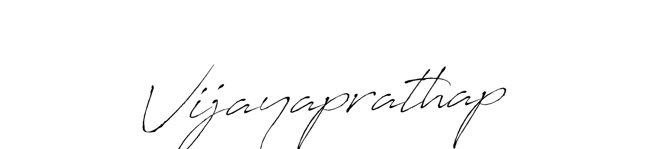 Make a beautiful signature design for name Vijayaprathap. With this signature (Antro_Vectra) style, you can create a handwritten signature for free. Vijayaprathap signature style 6 images and pictures png