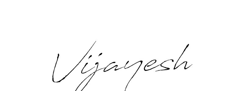 Use a signature maker to create a handwritten signature online. With this signature software, you can design (Antro_Vectra) your own signature for name Vijayesh. Vijayesh signature style 6 images and pictures png