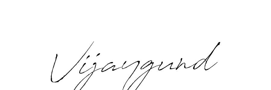 Use a signature maker to create a handwritten signature online. With this signature software, you can design (Antro_Vectra) your own signature for name Vijaygund. Vijaygund signature style 6 images and pictures png