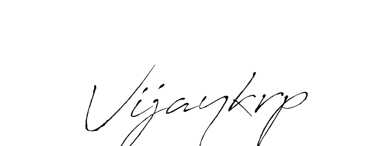 How to make Vijaykrp name signature. Use Antro_Vectra style for creating short signs online. This is the latest handwritten sign. Vijaykrp signature style 6 images and pictures png