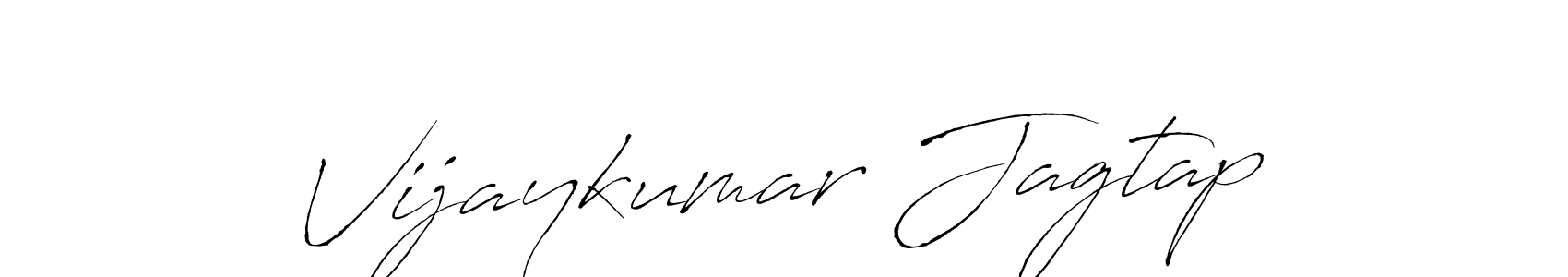 Make a beautiful signature design for name Vijaykumar Jagtap. With this signature (Antro_Vectra) style, you can create a handwritten signature for free. Vijaykumar Jagtap signature style 6 images and pictures png
