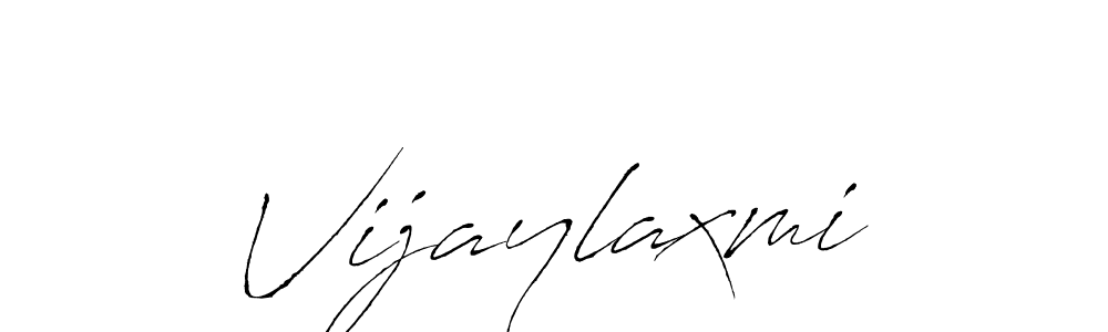 Vijaylaxmi stylish signature style. Best Handwritten Sign (Antro_Vectra) for my name. Handwritten Signature Collection Ideas for my name Vijaylaxmi. Vijaylaxmi signature style 6 images and pictures png