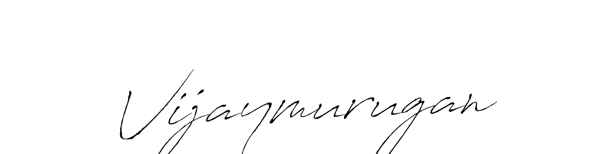 Design your own signature with our free online signature maker. With this signature software, you can create a handwritten (Antro_Vectra) signature for name Vijaymurugan. Vijaymurugan signature style 6 images and pictures png