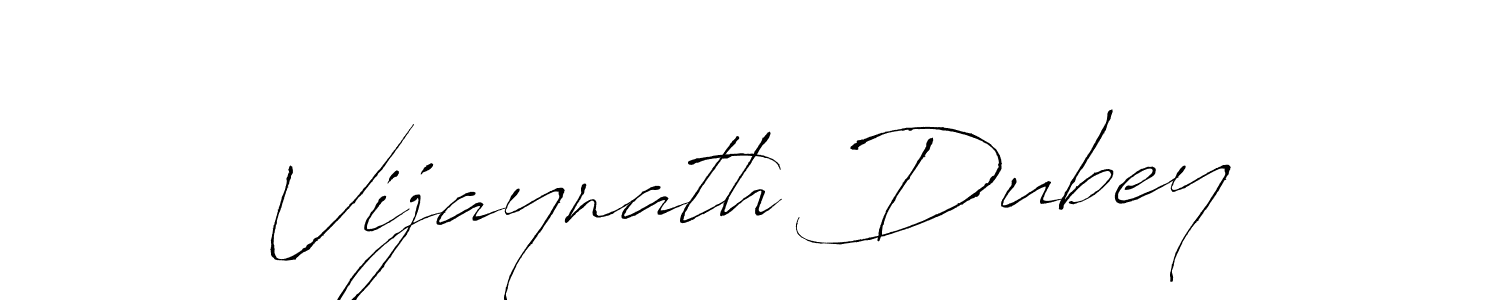 Create a beautiful signature design for name Vijaynath Dubey. With this signature (Antro_Vectra) fonts, you can make a handwritten signature for free. Vijaynath Dubey signature style 6 images and pictures png