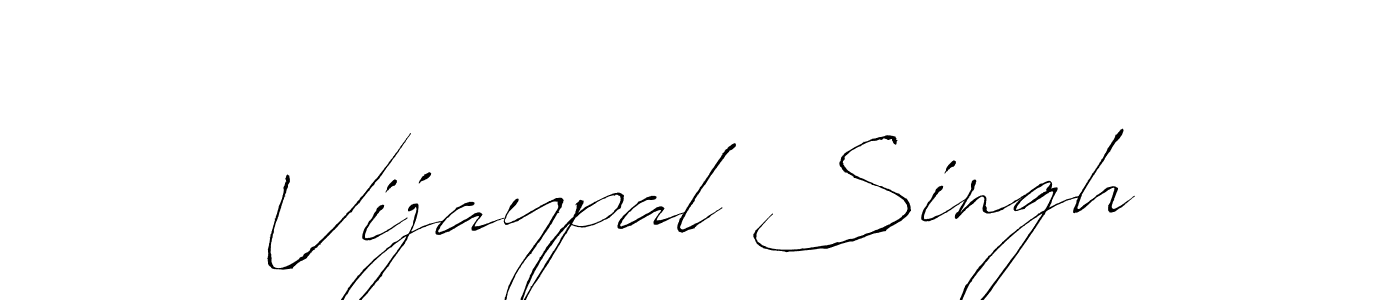 How to make Vijaypal Singh name signature. Use Antro_Vectra style for creating short signs online. This is the latest handwritten sign. Vijaypal Singh signature style 6 images and pictures png