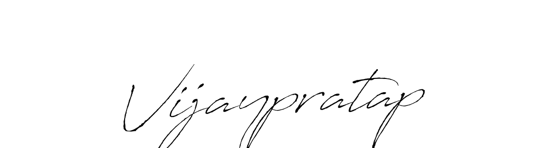 Make a beautiful signature design for name Vijaypratap. With this signature (Antro_Vectra) style, you can create a handwritten signature for free. Vijaypratap signature style 6 images and pictures png