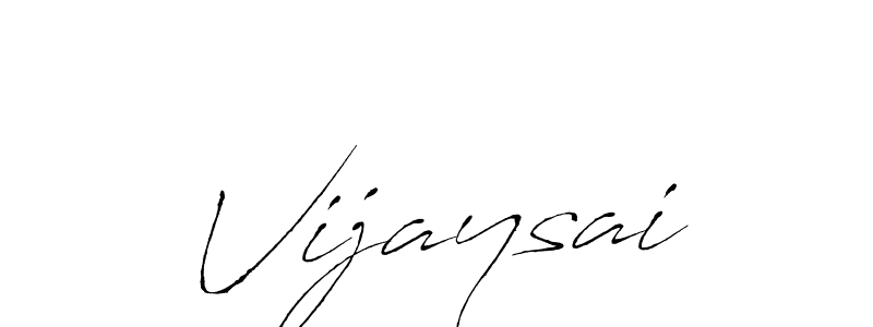 Make a beautiful signature design for name Vijaysai. With this signature (Antro_Vectra) style, you can create a handwritten signature for free. Vijaysai signature style 6 images and pictures png