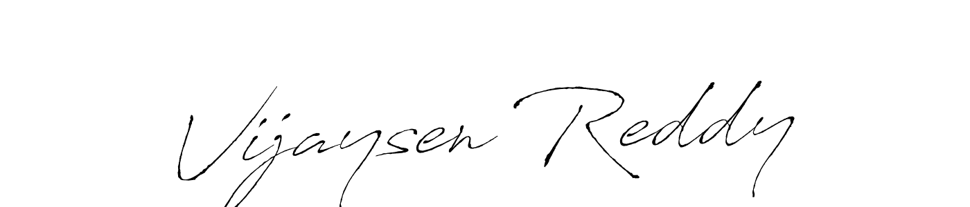 Also we have Vijaysen Reddy name is the best signature style. Create professional handwritten signature collection using Antro_Vectra autograph style. Vijaysen Reddy signature style 6 images and pictures png