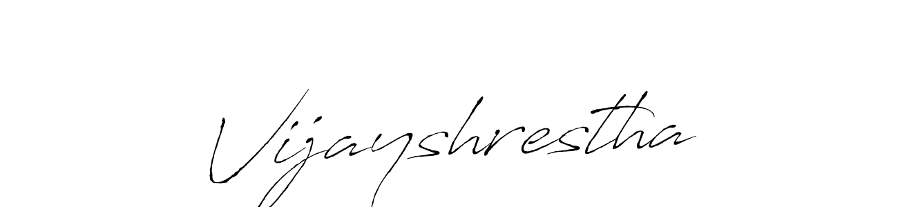 Also we have Vijayshrestha name is the best signature style. Create professional handwritten signature collection using Antro_Vectra autograph style. Vijayshrestha signature style 6 images and pictures png