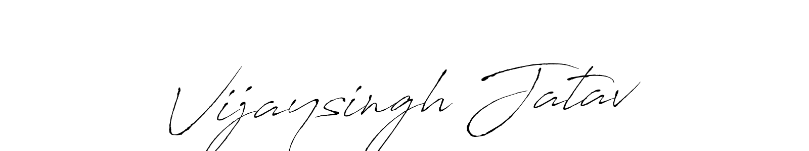 Vijaysingh Jatav stylish signature style. Best Handwritten Sign (Antro_Vectra) for my name. Handwritten Signature Collection Ideas for my name Vijaysingh Jatav. Vijaysingh Jatav signature style 6 images and pictures png