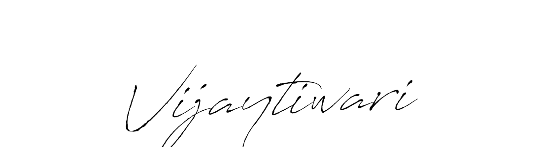 Make a beautiful signature design for name Vijaytiwari. With this signature (Antro_Vectra) style, you can create a handwritten signature for free. Vijaytiwari signature style 6 images and pictures png