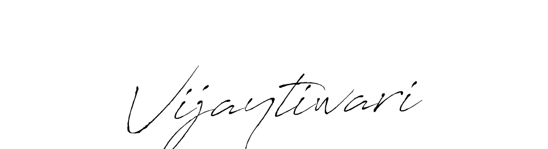 Create a beautiful signature design for name Vijaytiwari. With this signature (Antro_Vectra) fonts, you can make a handwritten signature for free. Vijaytiwari signature style 6 images and pictures png