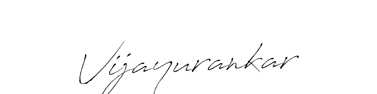 How to make Vijayurankar name signature. Use Antro_Vectra style for creating short signs online. This is the latest handwritten sign. Vijayurankar signature style 6 images and pictures png