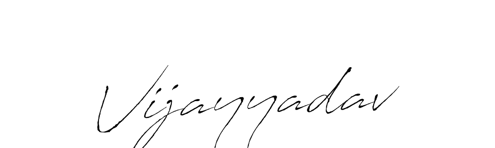 Use a signature maker to create a handwritten signature online. With this signature software, you can design (Antro_Vectra) your own signature for name Vijayyadav. Vijayyadav signature style 6 images and pictures png