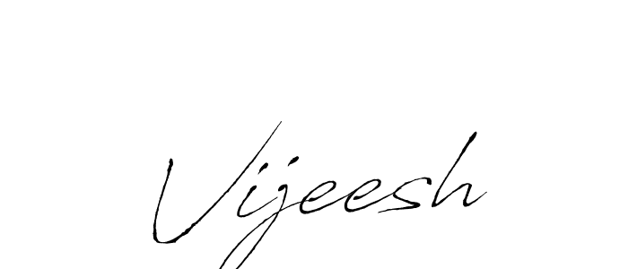 Use a signature maker to create a handwritten signature online. With this signature software, you can design (Antro_Vectra) your own signature for name Vijeesh. Vijeesh signature style 6 images and pictures png