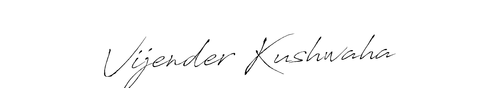 It looks lik you need a new signature style for name Vijender Kushwaha. Design unique handwritten (Antro_Vectra) signature with our free signature maker in just a few clicks. Vijender Kushwaha signature style 6 images and pictures png