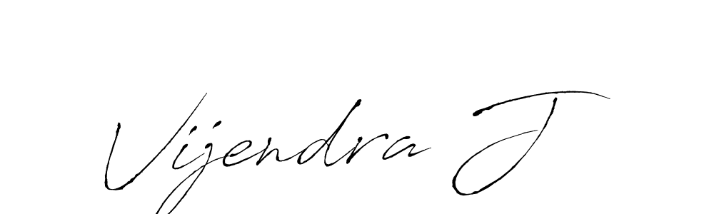 Also we have Vijendra J name is the best signature style. Create professional handwritten signature collection using Antro_Vectra autograph style. Vijendra J signature style 6 images and pictures png