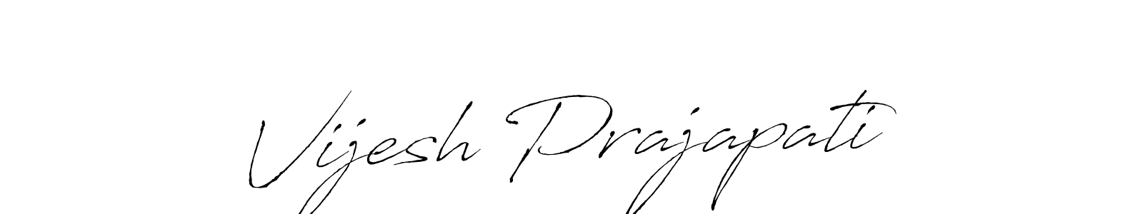Use a signature maker to create a handwritten signature online. With this signature software, you can design (Antro_Vectra) your own signature for name Vijesh Prajapati. Vijesh Prajapati signature style 6 images and pictures png