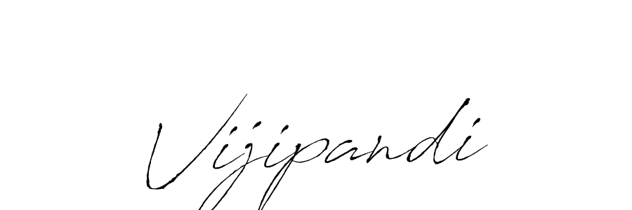 You should practise on your own different ways (Antro_Vectra) to write your name (Vijipandi) in signature. don't let someone else do it for you. Vijipandi signature style 6 images and pictures png