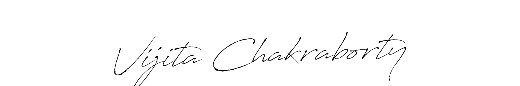 It looks lik you need a new signature style for name Vijita Chakraborty. Design unique handwritten (Antro_Vectra) signature with our free signature maker in just a few clicks. Vijita Chakraborty signature style 6 images and pictures png