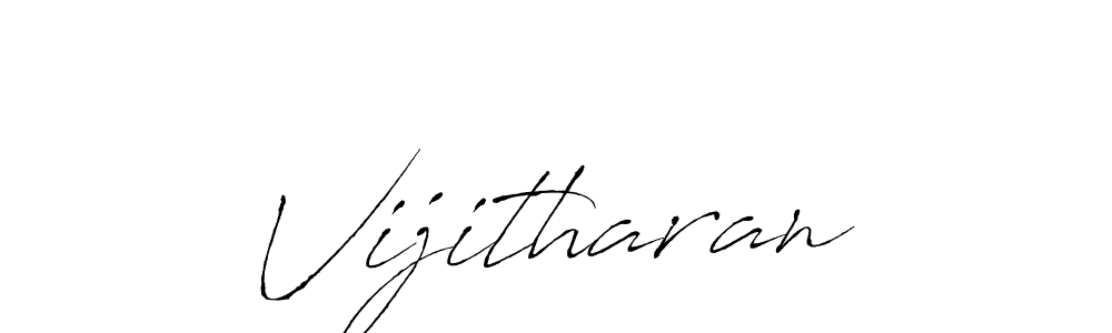 Design your own signature with our free online signature maker. With this signature software, you can create a handwritten (Antro_Vectra) signature for name Vijitharan. Vijitharan signature style 6 images and pictures png