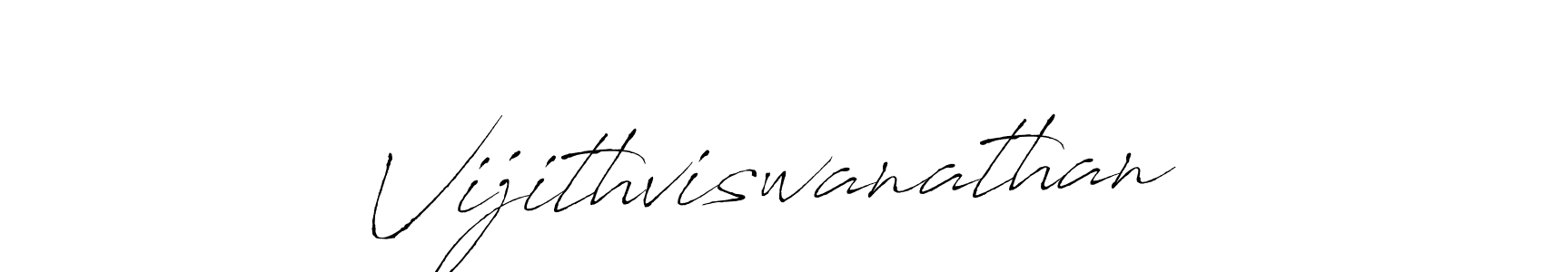 Vijithviswanathan stylish signature style. Best Handwritten Sign (Antro_Vectra) for my name. Handwritten Signature Collection Ideas for my name Vijithviswanathan. Vijithviswanathan signature style 6 images and pictures png