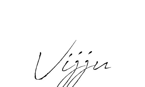 Use a signature maker to create a handwritten signature online. With this signature software, you can design (Antro_Vectra) your own signature for name Vijju. Vijju signature style 6 images and pictures png