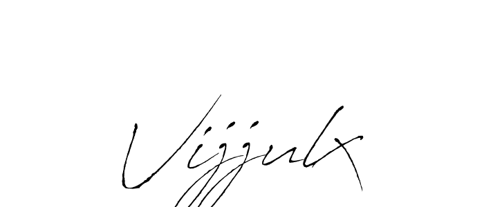 Vijjulx stylish signature style. Best Handwritten Sign (Antro_Vectra) for my name. Handwritten Signature Collection Ideas for my name Vijjulx. Vijjulx signature style 6 images and pictures png