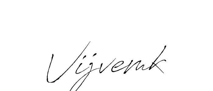 Use a signature maker to create a handwritten signature online. With this signature software, you can design (Antro_Vectra) your own signature for name Vijvemk. Vijvemk signature style 6 images and pictures png