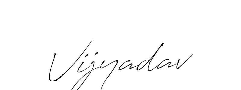 Design your own signature with our free online signature maker. With this signature software, you can create a handwritten (Antro_Vectra) signature for name Vijyadav. Vijyadav signature style 6 images and pictures png