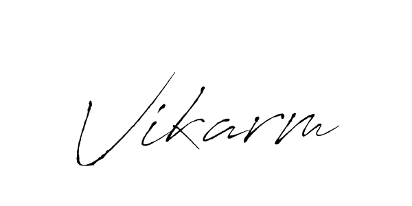 See photos of Vikarm official signature by Spectra . Check more albums & portfolios. Read reviews & check more about Antro_Vectra font. Vikarm signature style 6 images and pictures png