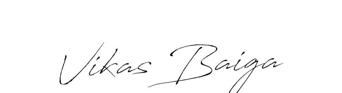 How to make Vikas Baiga signature? Antro_Vectra is a professional autograph style. Create handwritten signature for Vikas Baiga name. Vikas Baiga signature style 6 images and pictures png