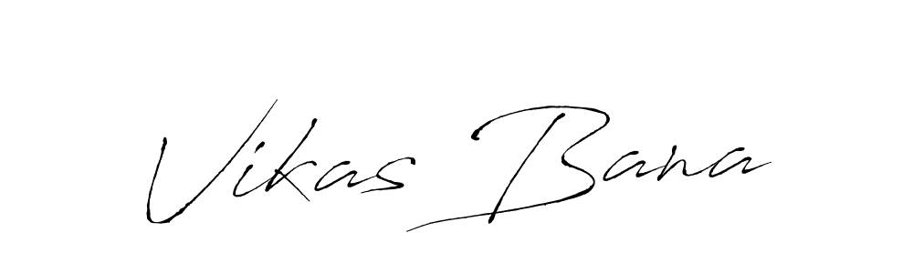 Create a beautiful signature design for name Vikas Bana. With this signature (Antro_Vectra) fonts, you can make a handwritten signature for free. Vikas Bana signature style 6 images and pictures png