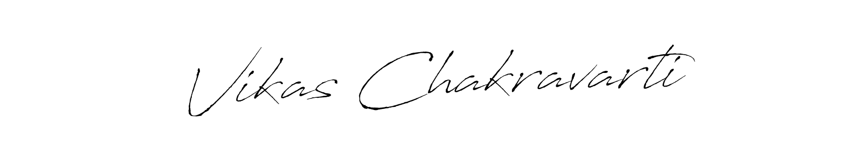 Design your own signature with our free online signature maker. With this signature software, you can create a handwritten (Antro_Vectra) signature for name Vikas Chakravarti. Vikas Chakravarti signature style 6 images and pictures png